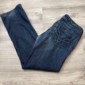 Vigoss Women's Boot Cut Jeans - Dark Blue